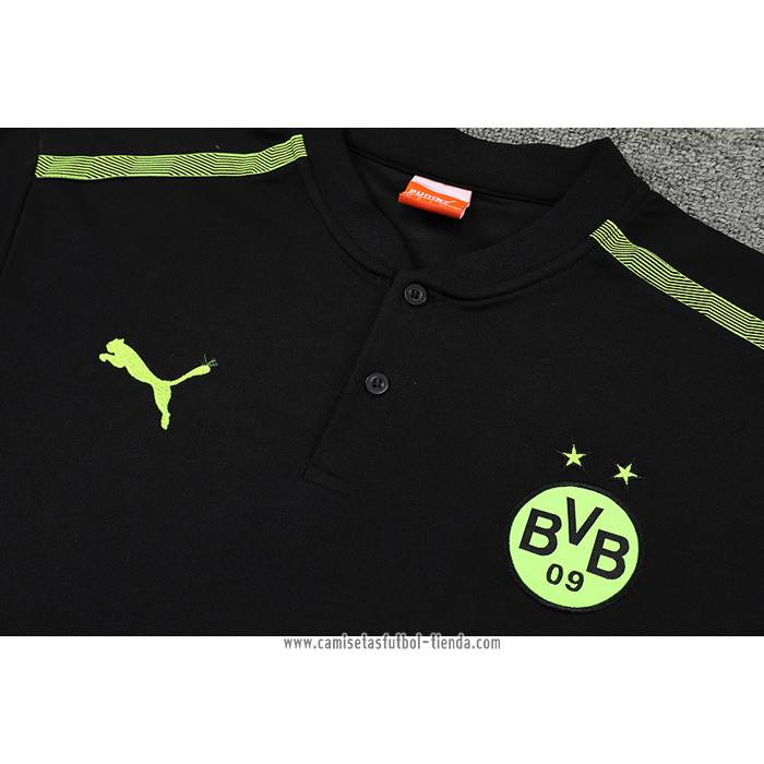 Conjunto Polo del Borussia Dortmund 2022 2023 Negro